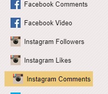 Earn Instagram Comments Page