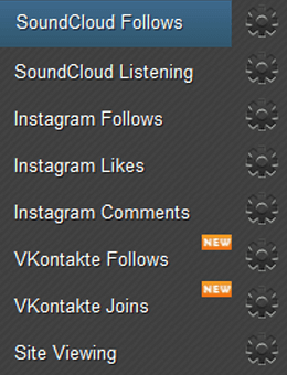 Earn SoundCloud Follows Page