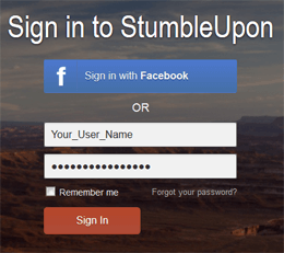 Stumbleupon Profile Login