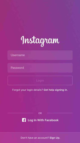 Instagram Login