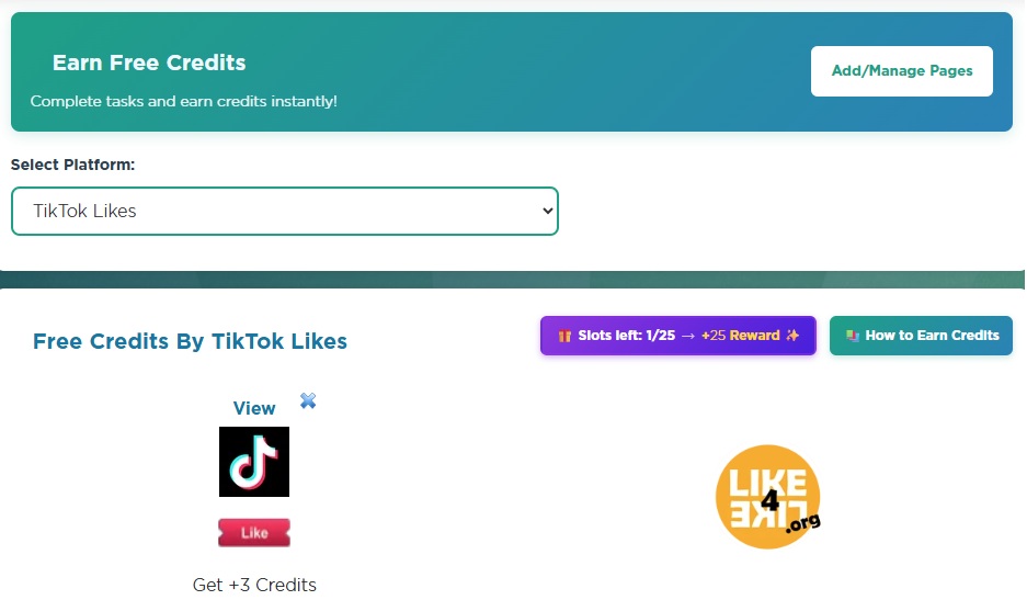 TikTok Likes Exchange