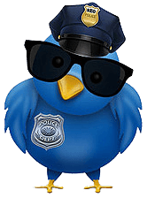 Social Media Police Bird Twitter Police Bird