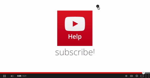 Ask them to subscribe! YouTube Subscribe Annotation