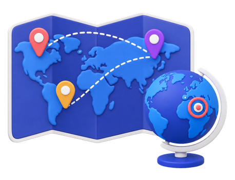 Geographic targeting across regions