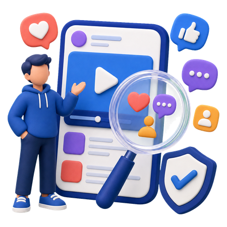 Transparent social media growth insights