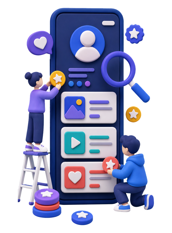 Esposizione strutturata dei contenuti di un creator