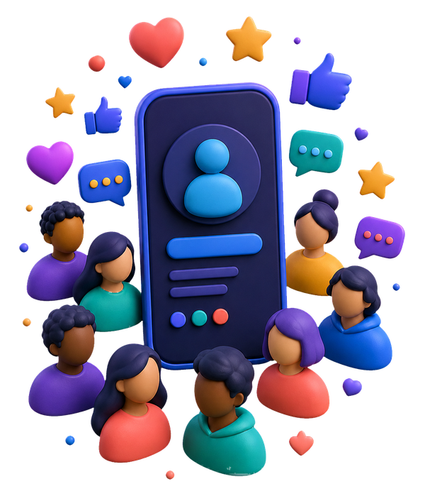 Rete comunitaria per testare la visibilità dei contenuti